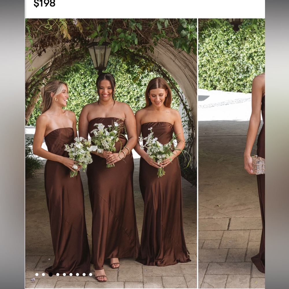 NWOT show me your mumu The Taylor Tube Maxi Dress bridesmaid strapless xs